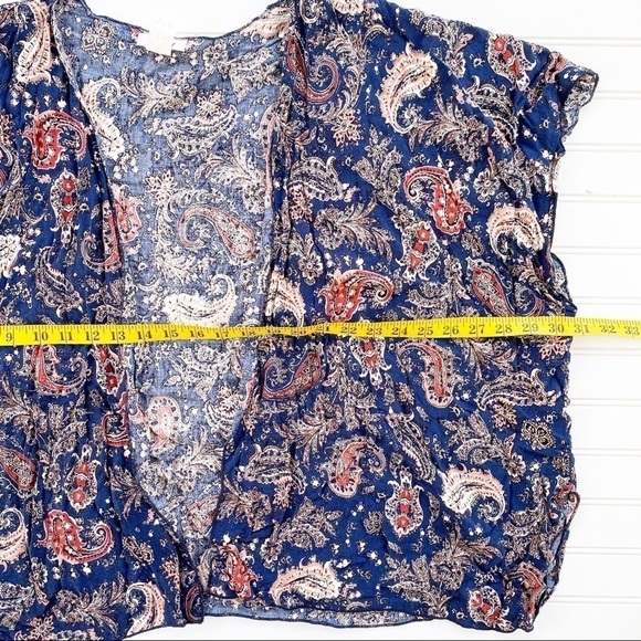 Paisley Floral Kimono Cardigan by January 7 - Picture 5 of 9